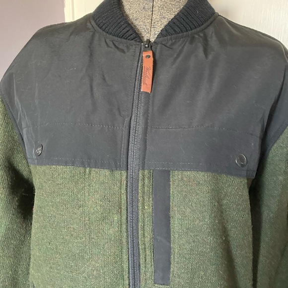 Woolrich Olive Heather Wool Jacket Men’s Size Large - Picture 2 of 10